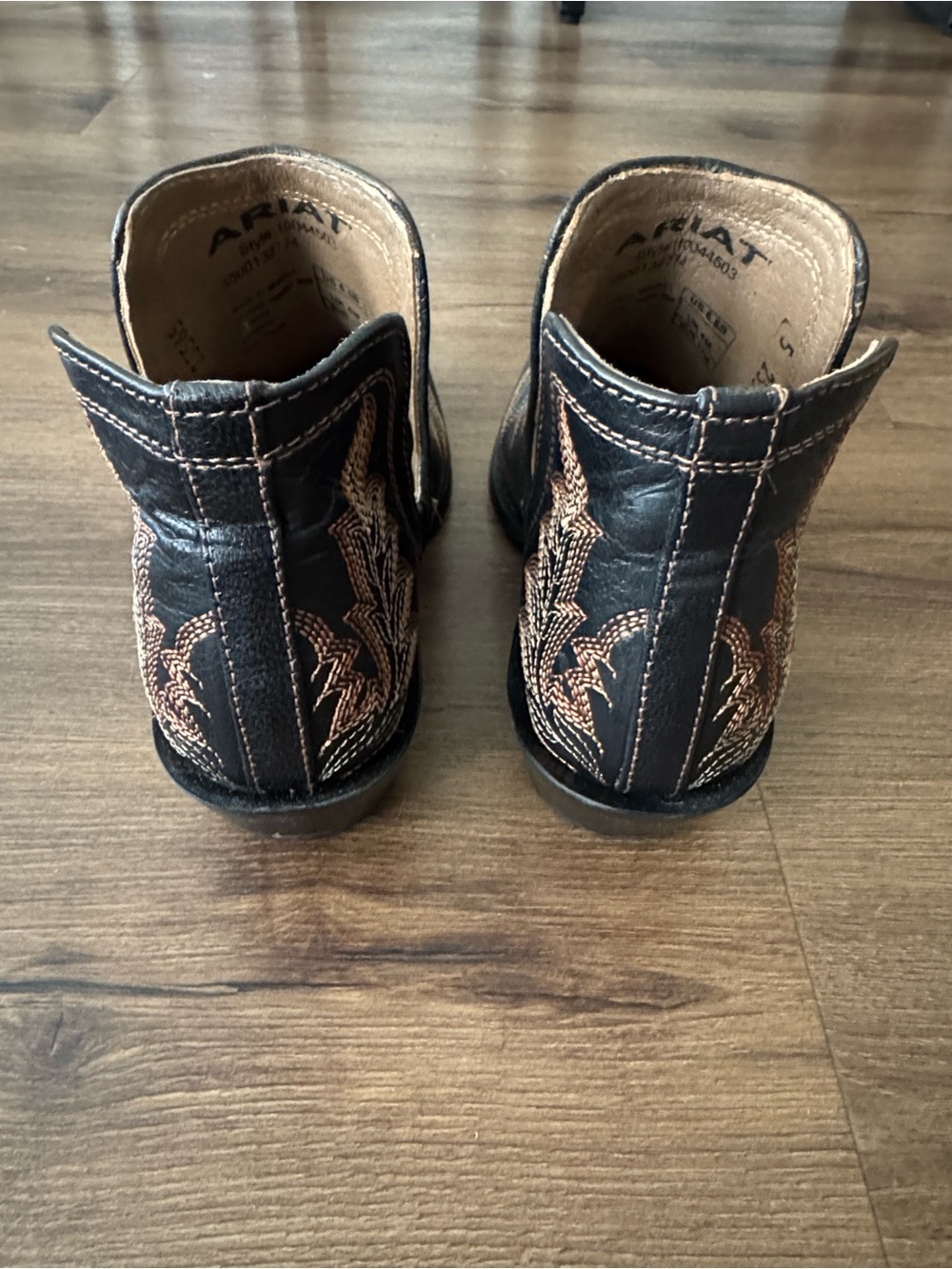 Ariat Women's Dixon Low Heel Western Boots - Bohemian Black - Picture 5 of 9
